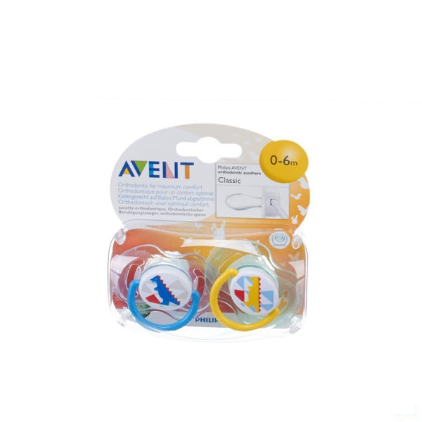 Avent Fopspeen Design Silicoon 0-6m 2 - Bomedys - InstaCosmetic