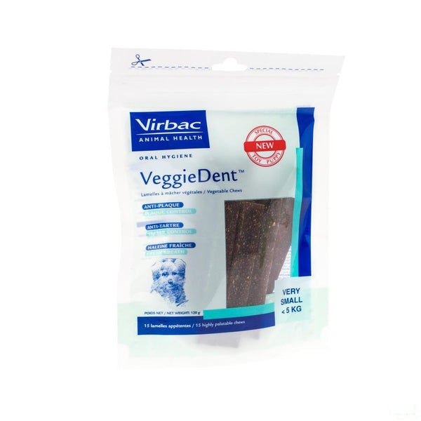 Veggiedent Xs Hond >5kg Kauwreep 15 - Virbac - InstaCosmetic