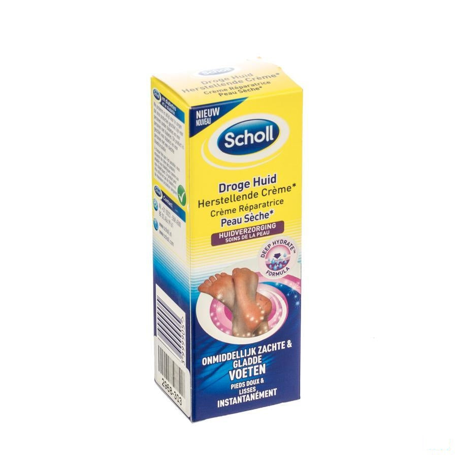 Scholl Herstellende Creme Droge Huid 60ml