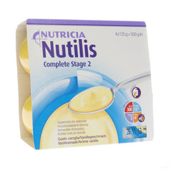 Nutilis Complete Stage 2 Vanille Fl 4x125ml