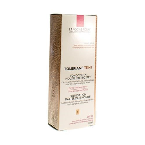 La Roche-Posay - Toleriane Teint Foundation Mousse kleur 01 Ivoire 30ml