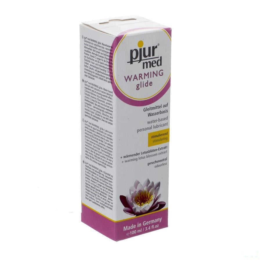 Pjur Med Warming Glide Glijmiddel 100ml
