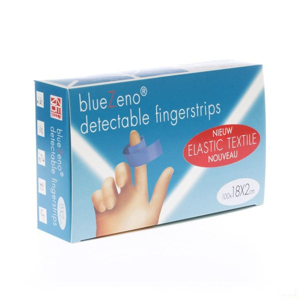 Bluezeno Detectable Fingerstrip Blue 18x2cm 100 - Zeno Phar - InstaCosmetic