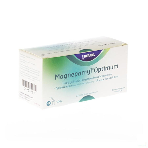 Magnepamyl Optimum Stick 20 - Therabel Pharma - InstaCosmetic