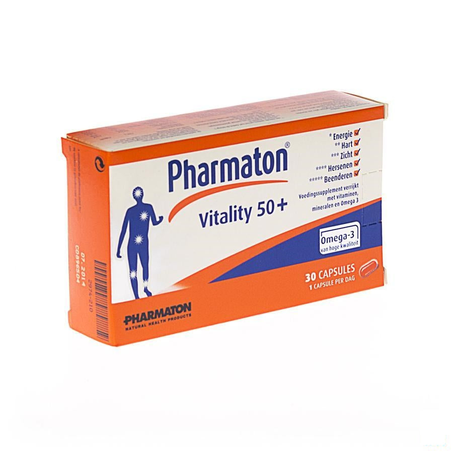 Pharmaton Vitality 50+ Capsules 30