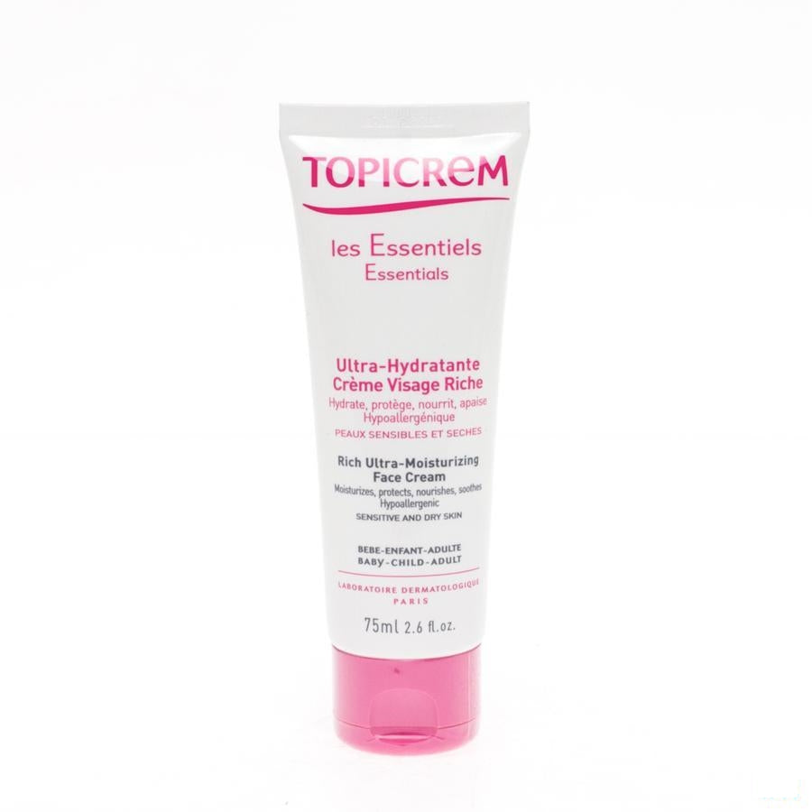 Topicrem Hydra Greme Gezicht Rijk Tube 75ml