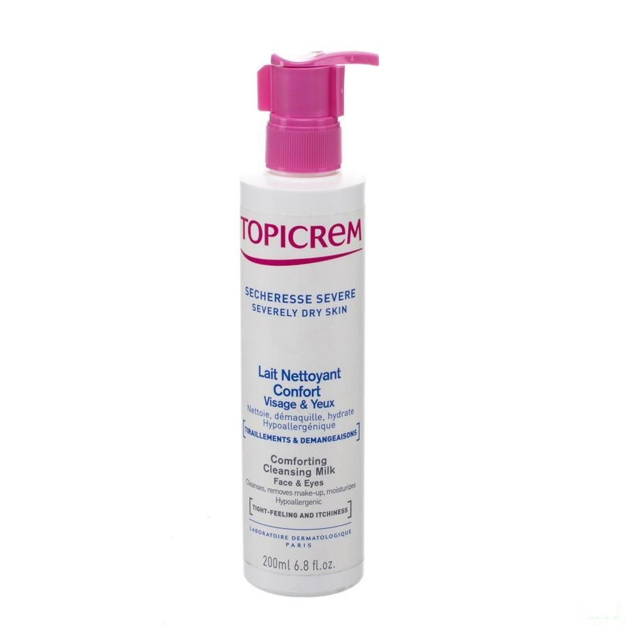 Topicrem Melk Reinig. A.uitdrog.gezicht Tube 200ml
