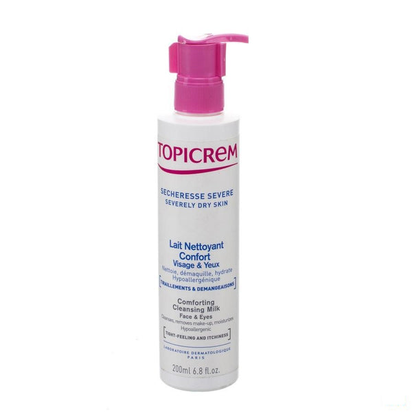 Topicrem Melk Reinig. A.uitdrog.gezicht Tube 200ml - Acp - InstaCosmetic