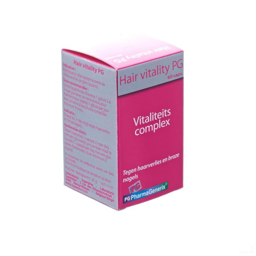 Hair Vitality Pg Pharmagenerix Capsules 60