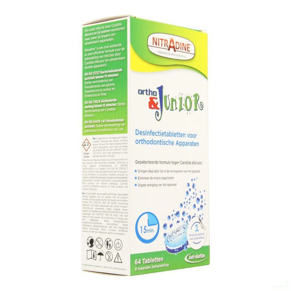 Nitradine Ortho & Junior Tabl 64 - Dental Care Products - InstaCosmetic