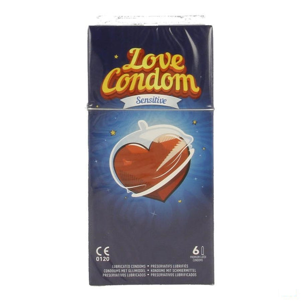 Love Condom Sensitive Condooms Met Glijmiddel 6 - Remed Pharma - InstaCosmetic