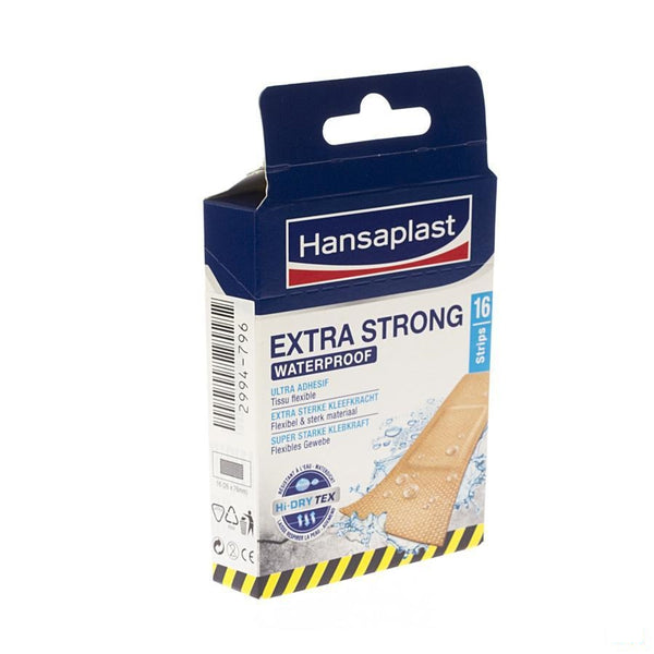 Hansaplast Extra Strong Waterproof Strips 16 - Beiersdorf - InstaCosmetic