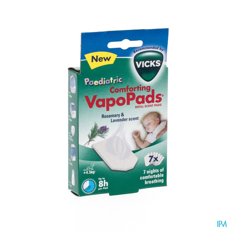 Vicks Vbr7e Paediat.comf.vapopads Rosmary-lavend 7