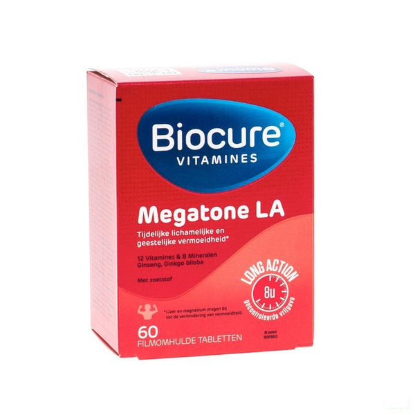 Biocure Megatone Long Action Tabletten 60 - Qualiphar - InstaCosmetic