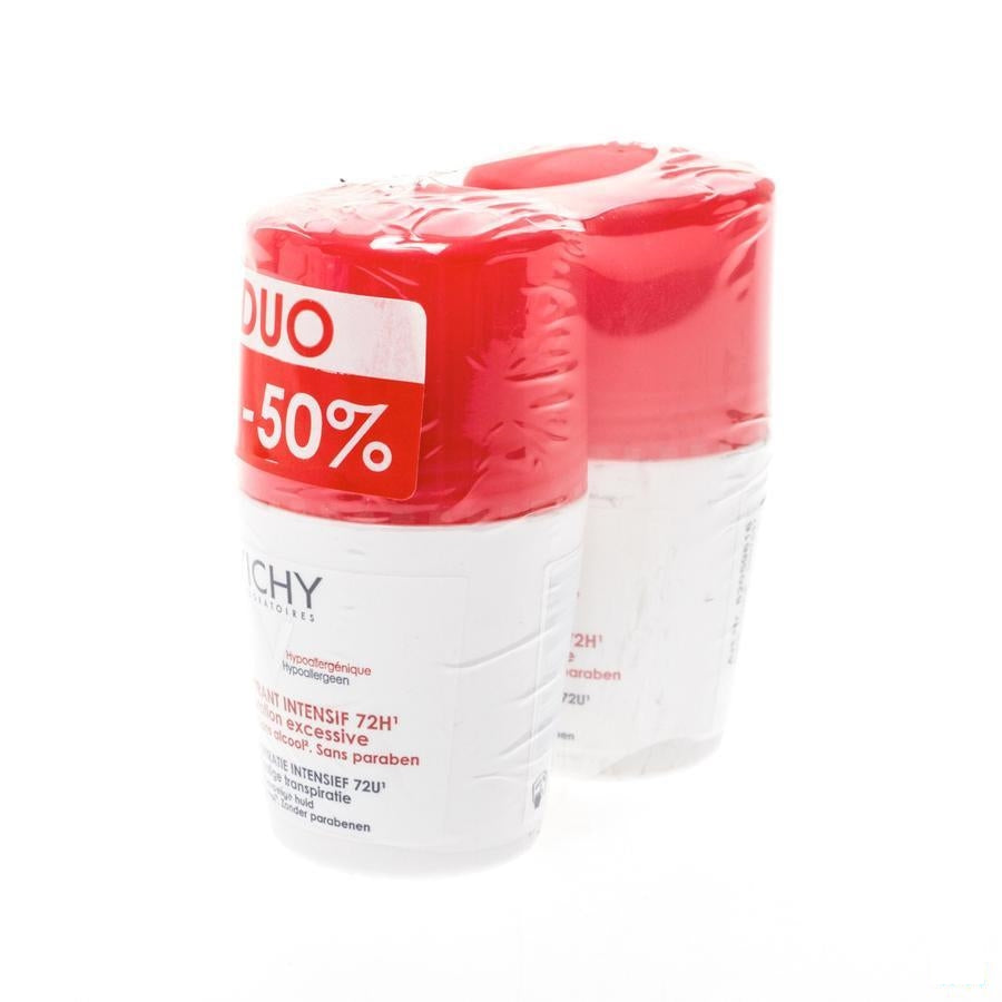 Vichy Deo Anti-Transpirantie Stress Resistant Rol Duo 2x50ml