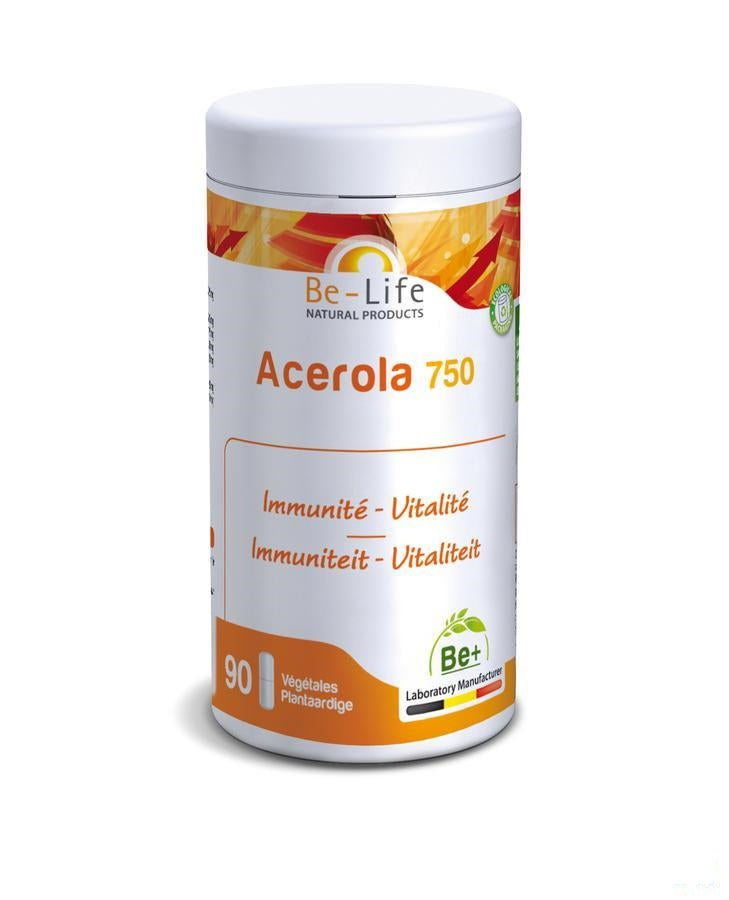 Acerola 750 Vitamines Be Life Nieuwe Formule Gel 90