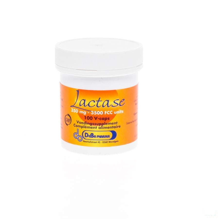 Lactase 350mg V-caps 100 Deba