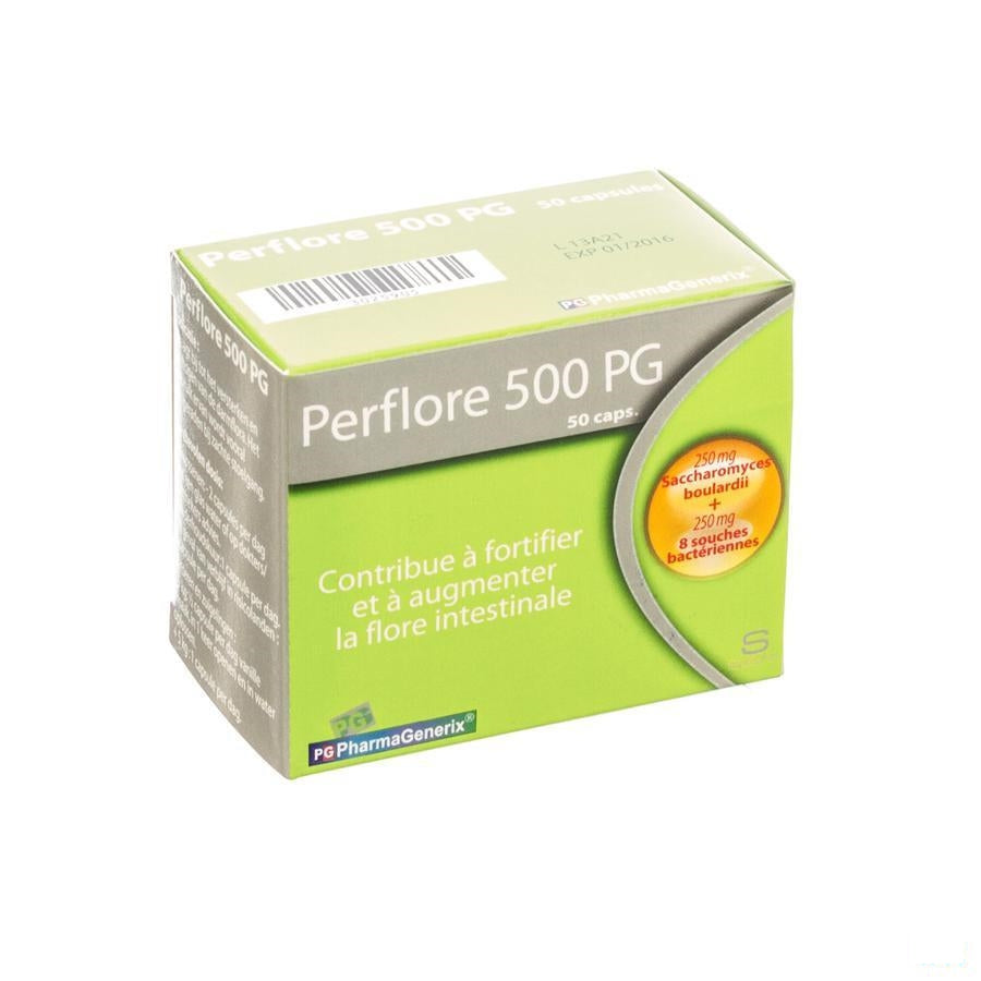 Perflore 500 Pg Pharmagenerix Capsules 50