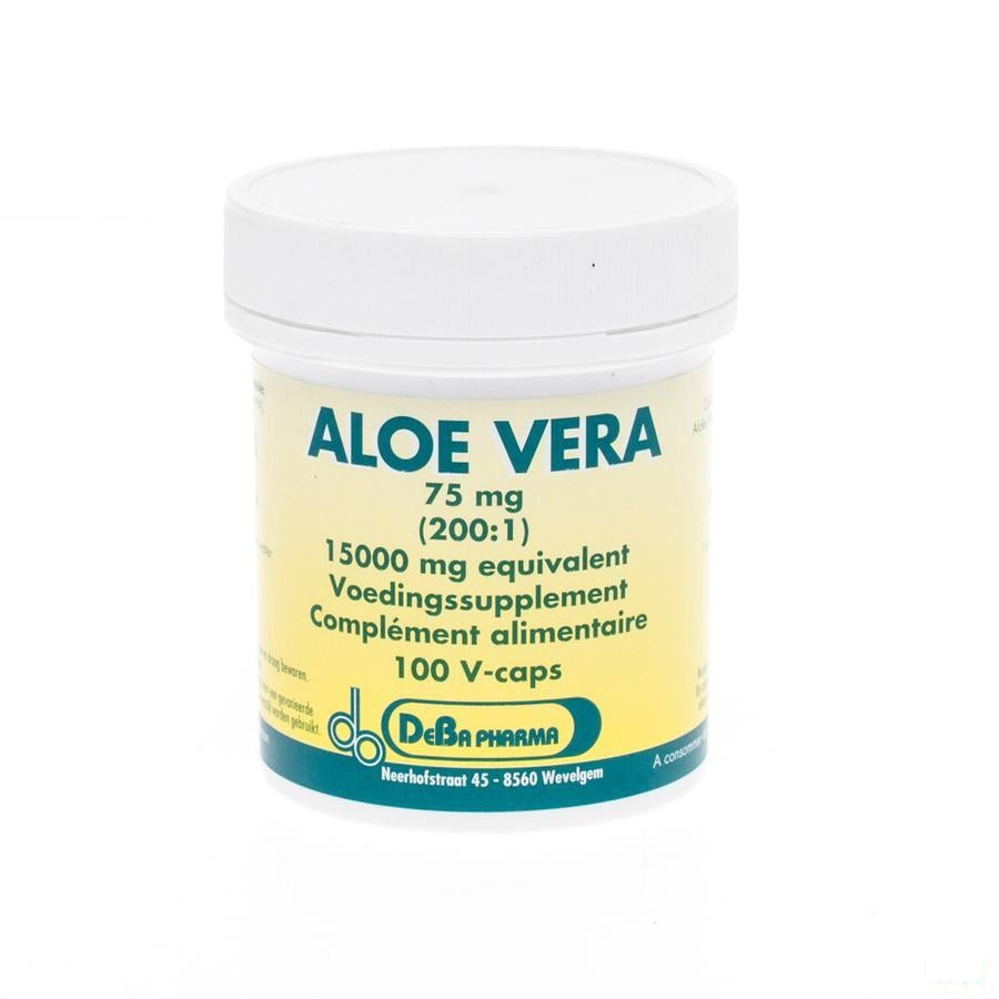 Aloe Vera 200:1 V-caps 100x75mg Deba