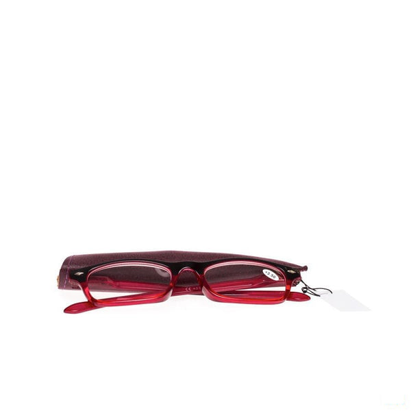 Pharmaglasses Leesbril Diop.+3.50 Red - Lensfactory - InstaCosmetic