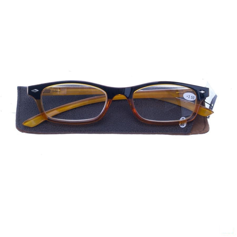 Pharmaglasses Leesbril Diop.+3.50 Yellow
