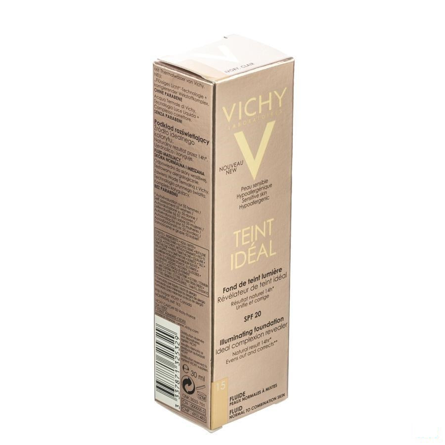 Vichy Fdt Teint Ideal Fluide 15 30ml