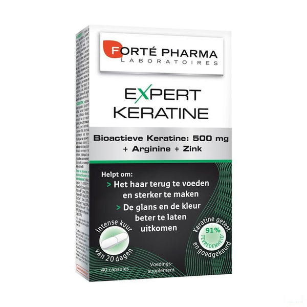 Expert Keratine Capsules 40 - Forte Pharma - InstaCosmetic