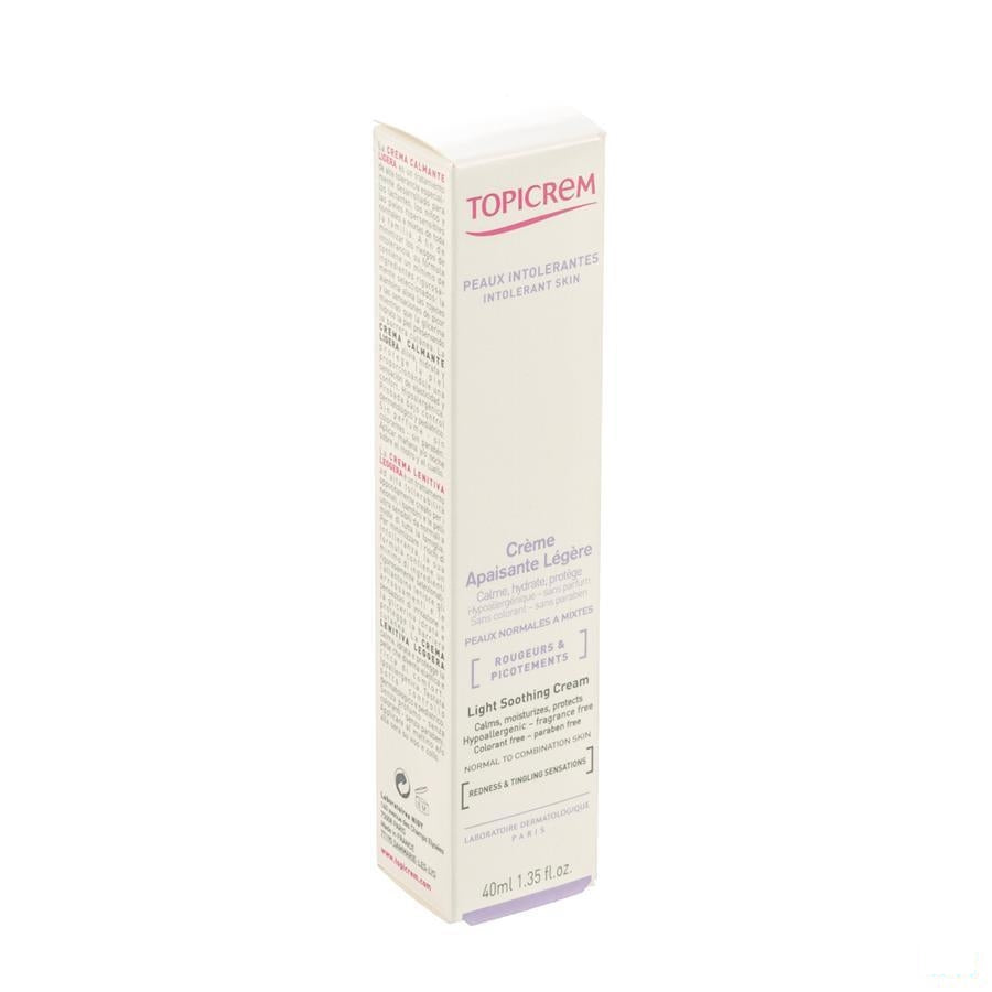 Topicrem Verzachtende Gezichtcreme Licht Tube 40ml