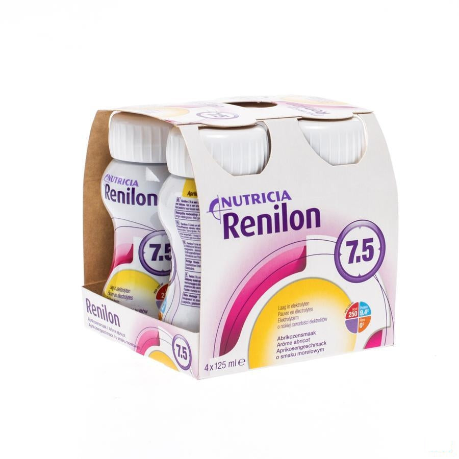 Renilon 7.5 Abrikoos Fles 4x125ml 570903