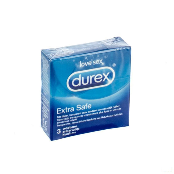 Durex Extra Safe Condoms 3 - Reckitt - InstaCosmetic