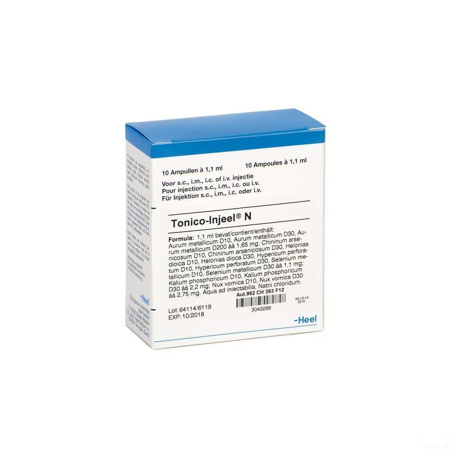 Tonico Injeel N Amp 10x1,1ml Heel