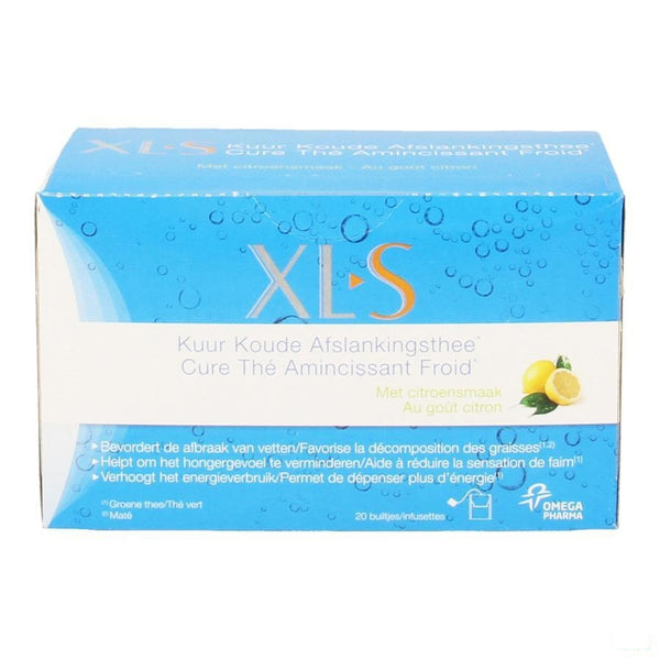 Xls Kuur Koude Afslankthee 20 - Omega Pharma - InstaCosmetic