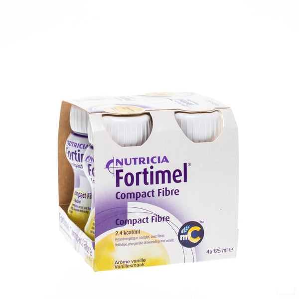 Fortimel Compact Fibre Vanille 4x125ml - Nutricia - InstaCosmetic