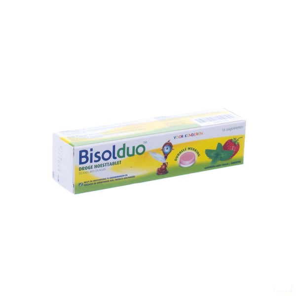 Bisolduo Aardbei-munt Zuigtabl 18 - Boehringer - InstaCosmetic
