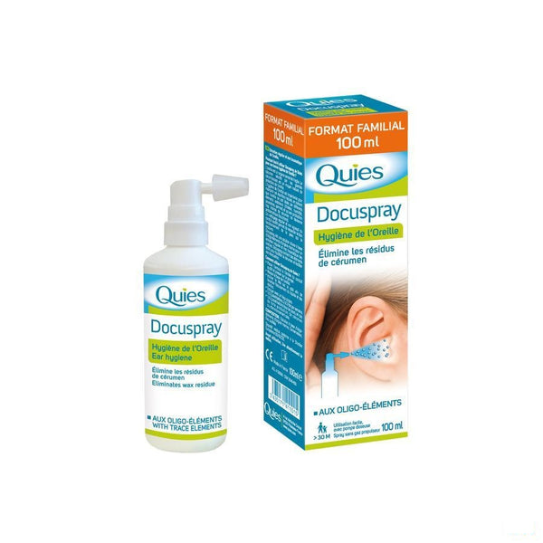 Quies Docuspray Oorspray Z/drijfgas 100ml - Quies - InstaCosmetic