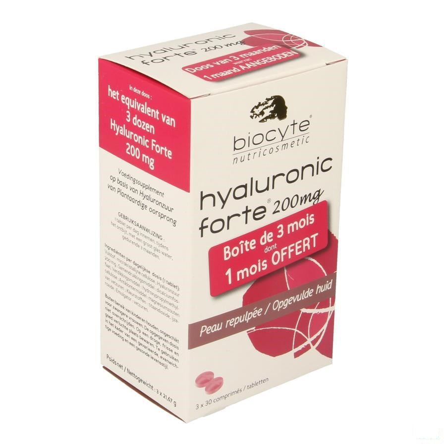 Biocyte Hyaluronic Forte 200mg Tabletten 90