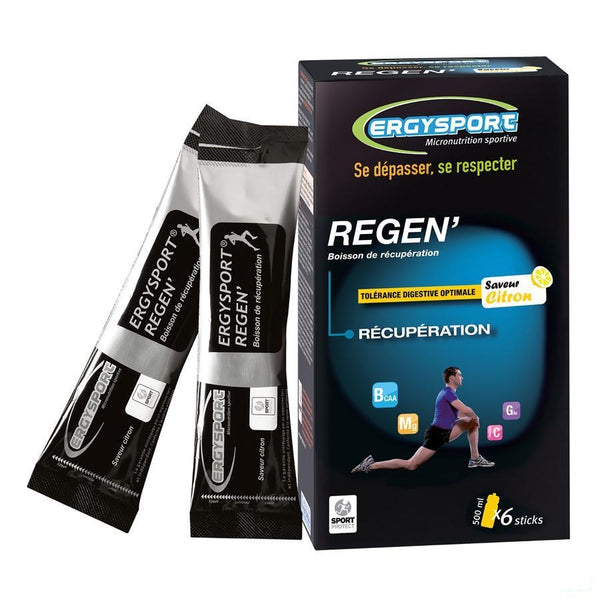 Ergysport Regen Etui Sticks 6x30g - Laboratoire Nutergia - InstaCosmetic