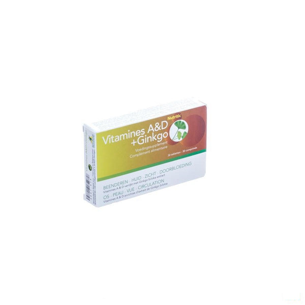 Nutritic Vitamines A&d + Ginkgo Tabl 30 5786 - Revogan - InstaCosmetic