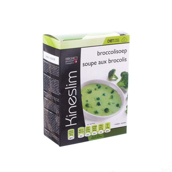 Kineslim Brocolisoep Pdr 4x30g - Omega Pharma - InstaCosmetic