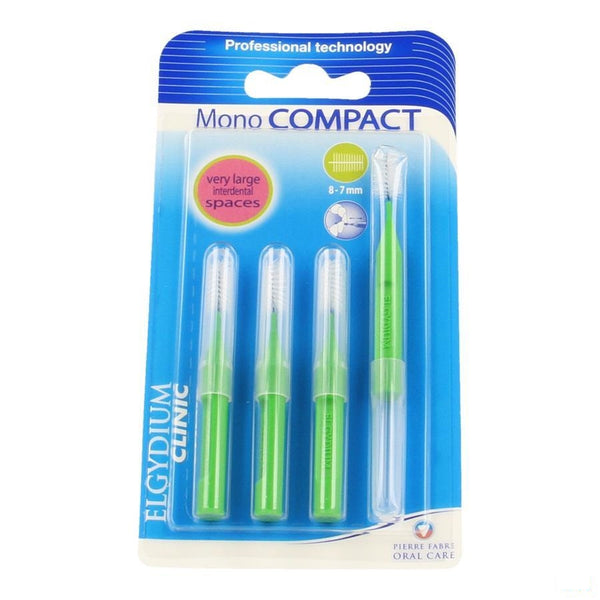 Elgydium Clinic Monocompact Interd.borstel Groen 4 - Pierre Fabre - InstaCosmetic