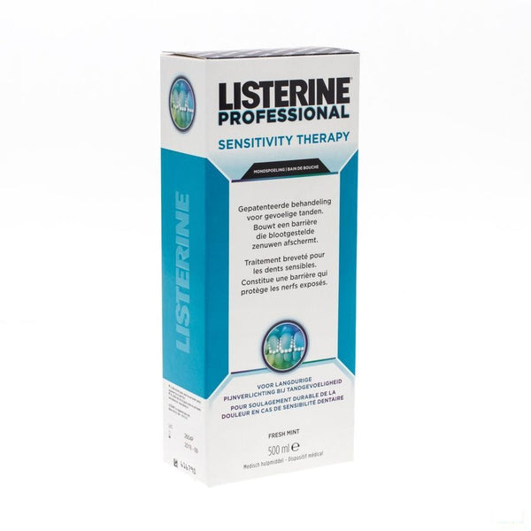 Listerine Professional Sensitivity Therapy 500ml - Johnson & Johnson - InstaCosmetic