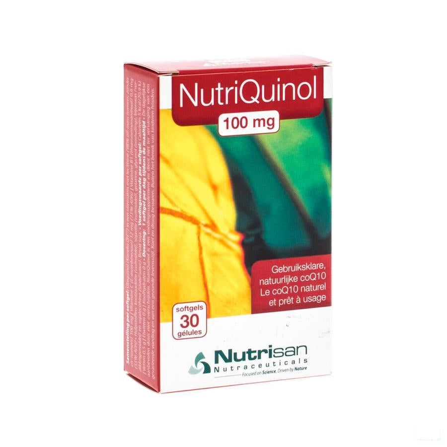 Nutriquinol 100mg Nieuwe Formule Softgels 30 Nutrisan