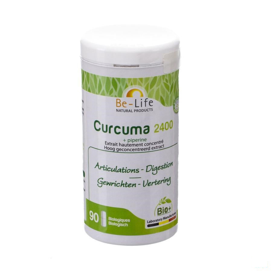 Curcuma 2400 + Piperine Be Life Pot Capsules 90