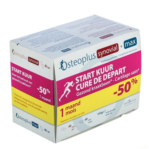 Osteoplus Max Tabletten 60 +  Synovial tabletten 60 Promo - Axone Pharma - InstaCosmetic