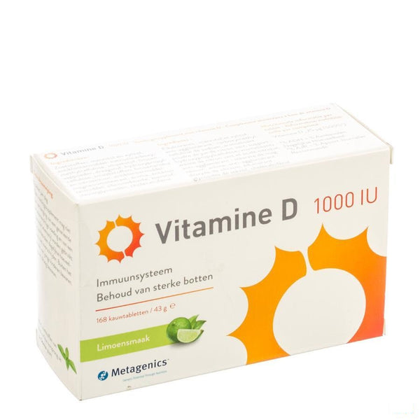 Vitamine D 1000iu Tabl 168 - Metagenics - InstaCosmetic