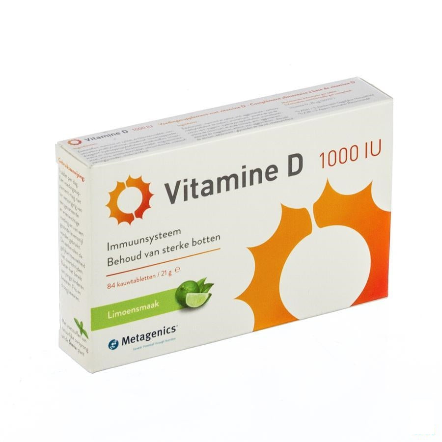 Vitamine D 1000iu Tabl 84