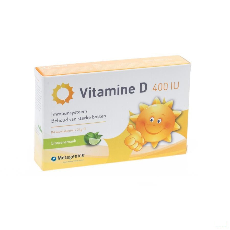 Vitamine D 400iu Tabl 84