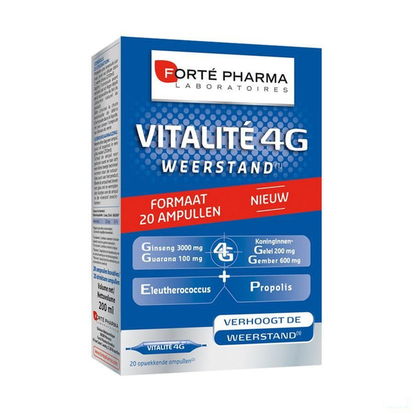Vitalite 4g Weerstand Amp 20x10ml - Forte Pharma - InstaCosmetic
