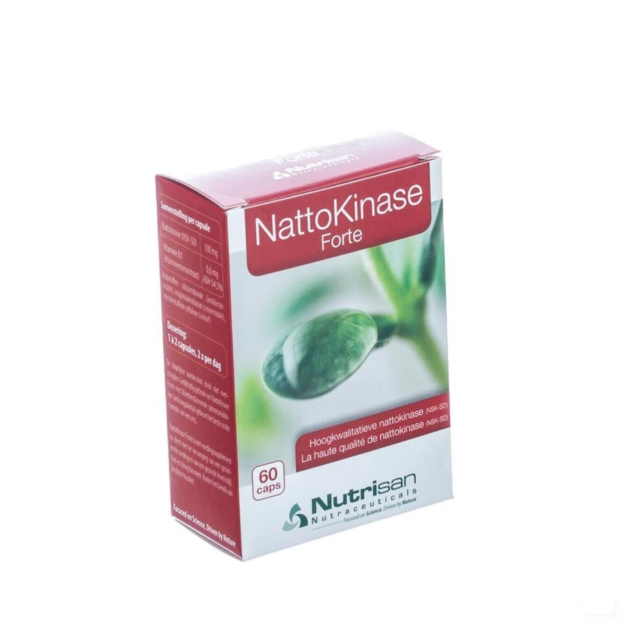 Nattokinase Forte Nieuwe Formule V-caps 60 Nutrisan