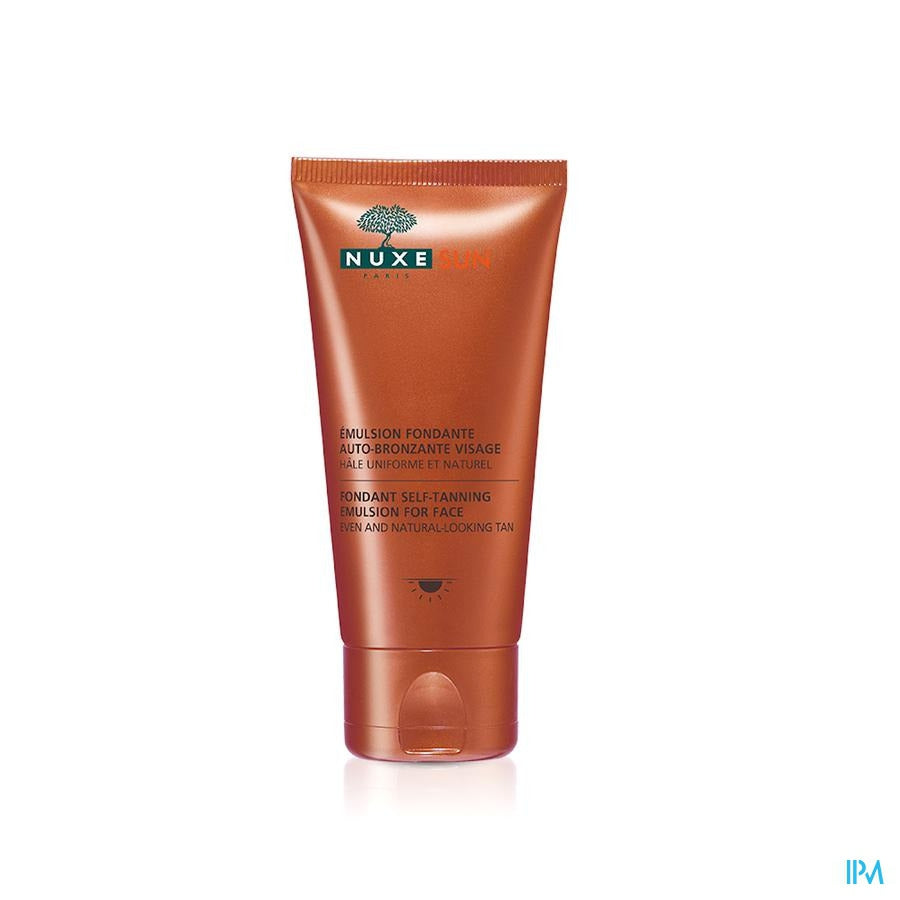 Nuxe Sun Emuls Fond.zelfbruiner Gezicht Tube 50ml